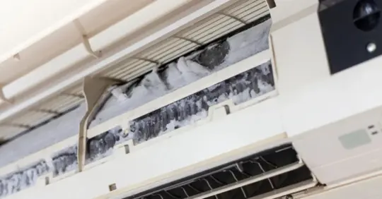 Ice on AC unit